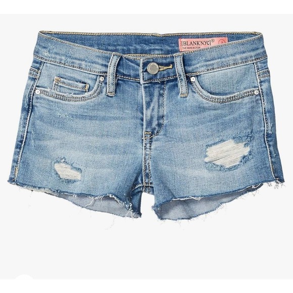 BLANKNYC Girls The Mini Lenox High Rise Denim Shorts Size 10 NWT - Picture 1 of 8